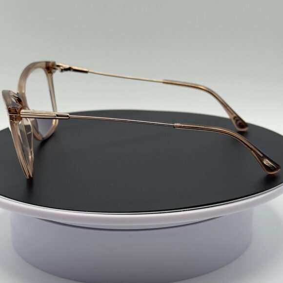 Tom Ford TF5687-B Transparent Brown Blue Light Glasses Display 56-14-140 READ - Picture 4 of 10
